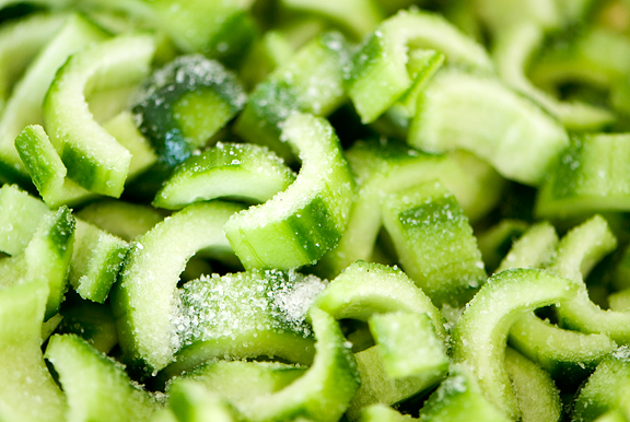 Salted cucumber, so Sweden